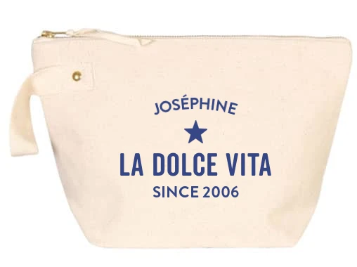 Trousse de toilette personnalisable