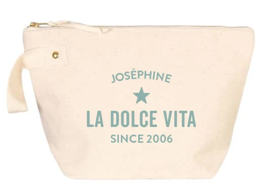Trousse de toilette personnalisable