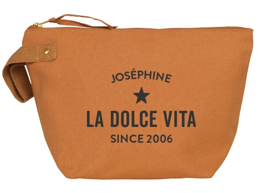 Trousse de toilette personnalisable