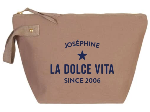 Trousse de toilette personnalisable