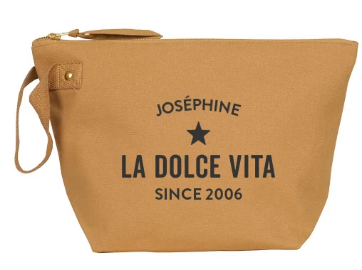 Trousse de toilette personnalisable