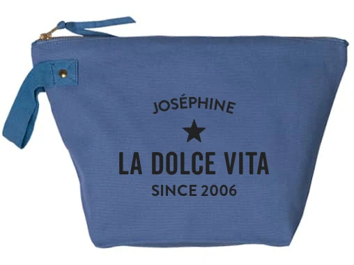 Trousse de toilette personnalisable