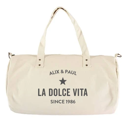Sac Polochon Personnalisable Trendy