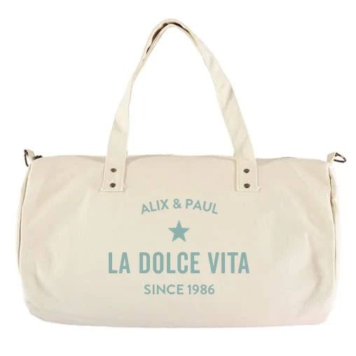 Sac Polochon Personnalisable Trendy