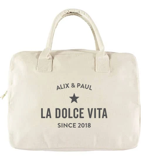 Sac week-end personnalisable Trendy