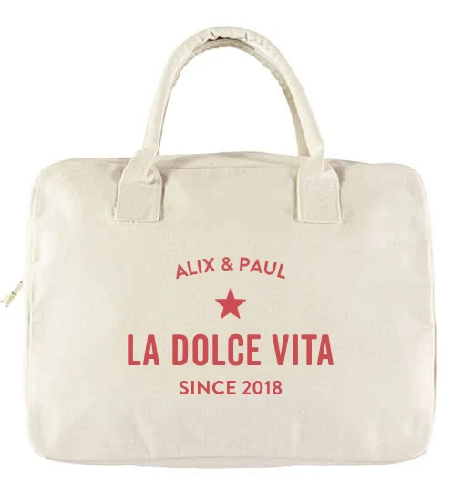 Sac week-end personnalisable Trendy