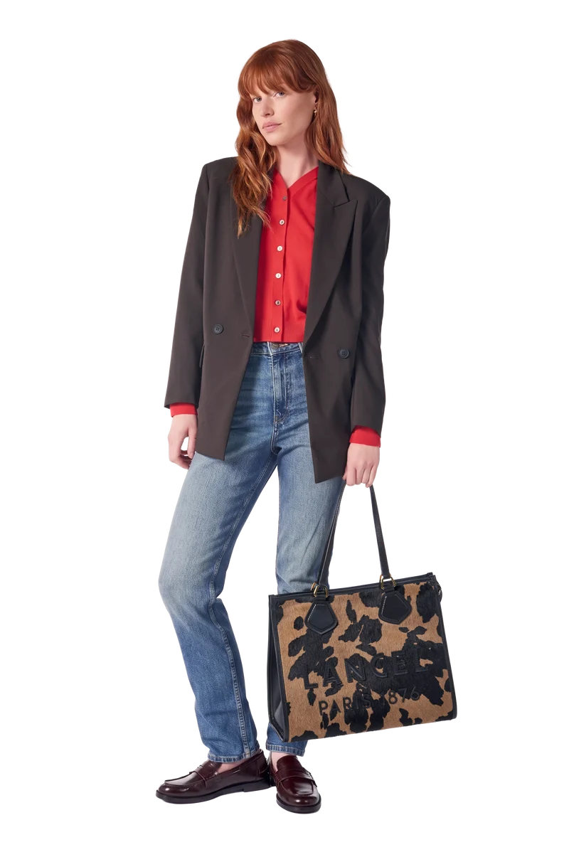 L ZIP TOTE BAG