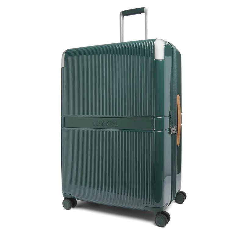 4-WHEEL EXPANDABLE LARGE ZIP SUITCASE
