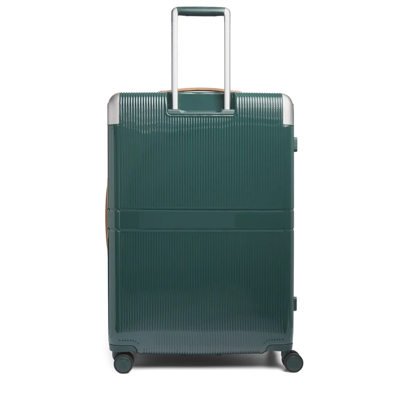 4-WHEEL EXPANDABLE LARGE ZIP SUITCASE