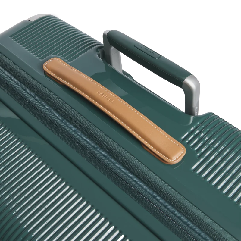4-WHEEL EXPANDABLE LARGE ZIP SUITCASE