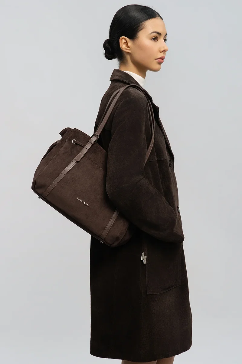 Grand Sac Cabas Lancaster Velvet Emma 518-097