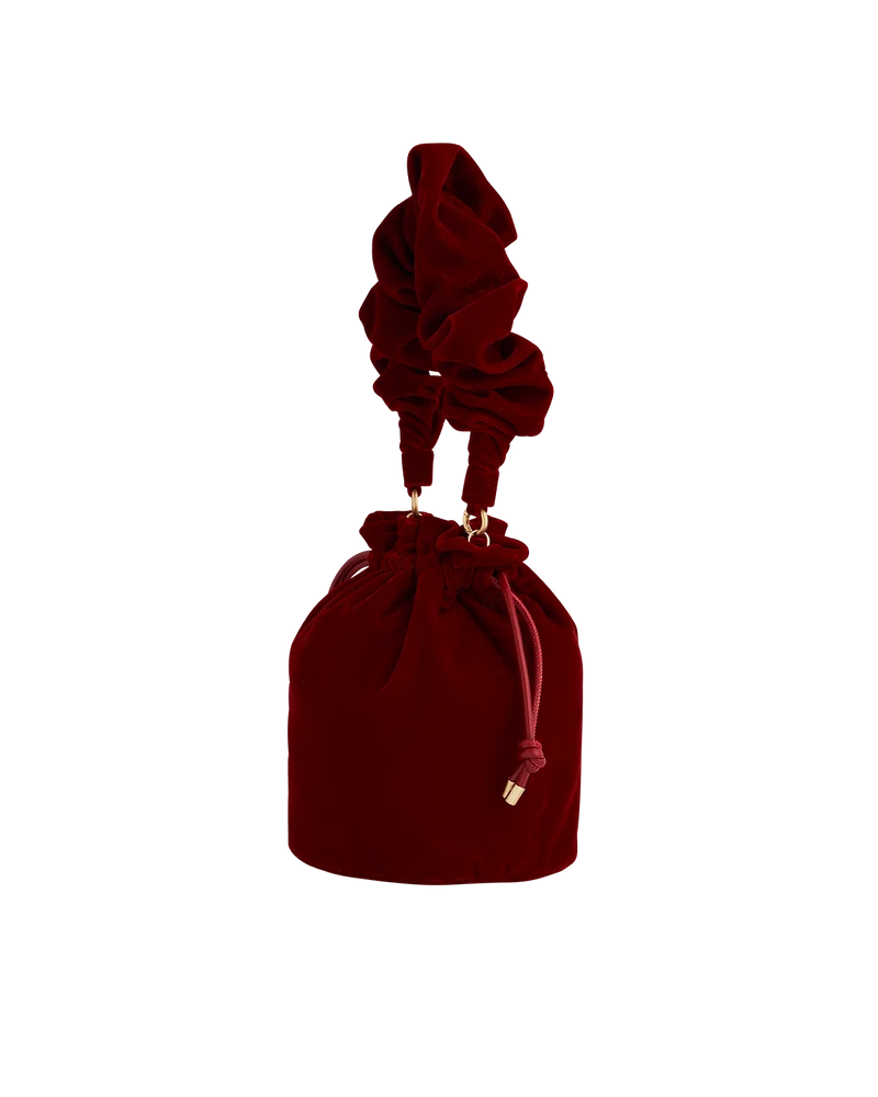 Ruby Red Bucket Bag