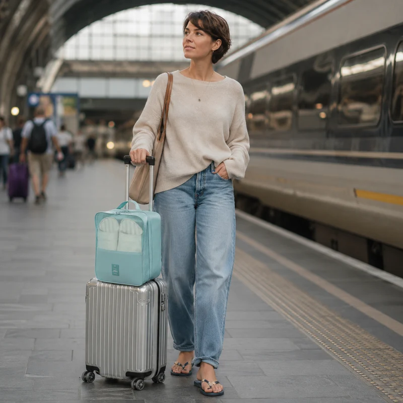 Sac rangement voyage | Chaussures Multi-Paires