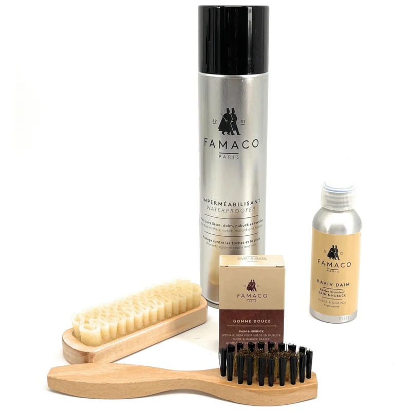 Brosse laiton soie avec manche bois FAMACO
