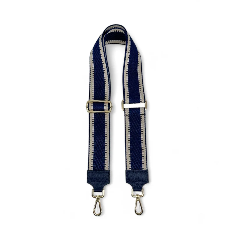 Bandoulière amovible UNI doré Bleu denim