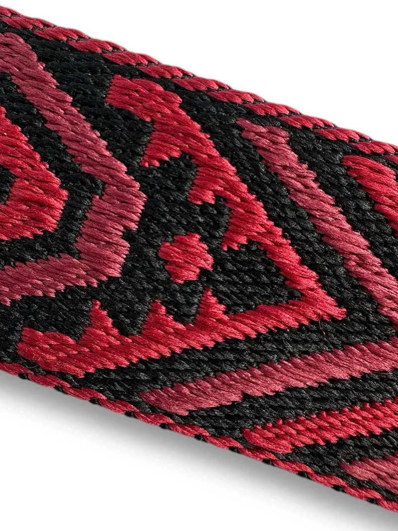 Bandoulière amovible CHEVRON laiton Bordeaux
