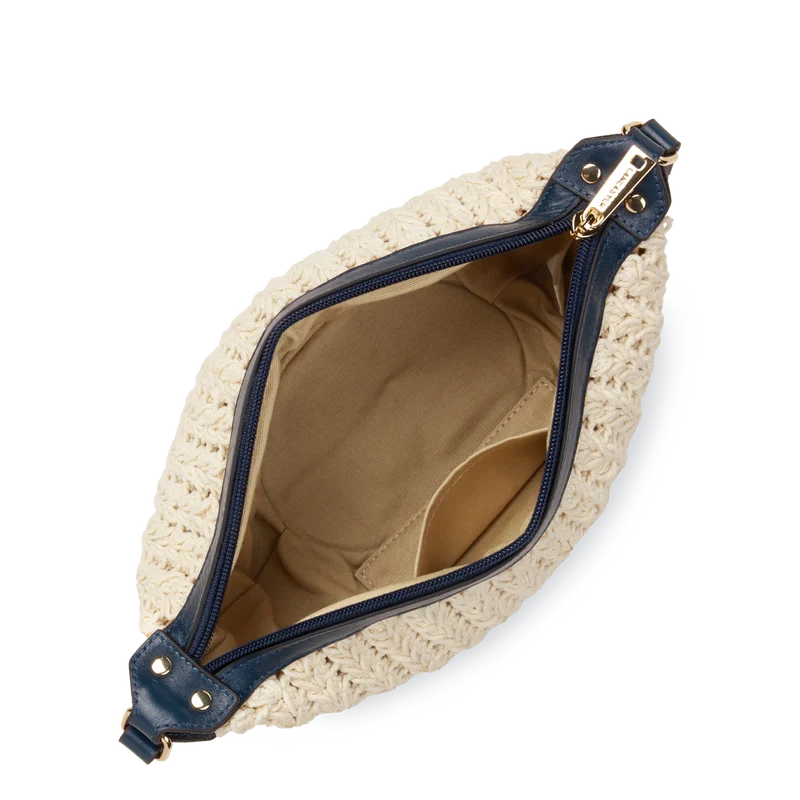 Petit sac besace - Tressé coton