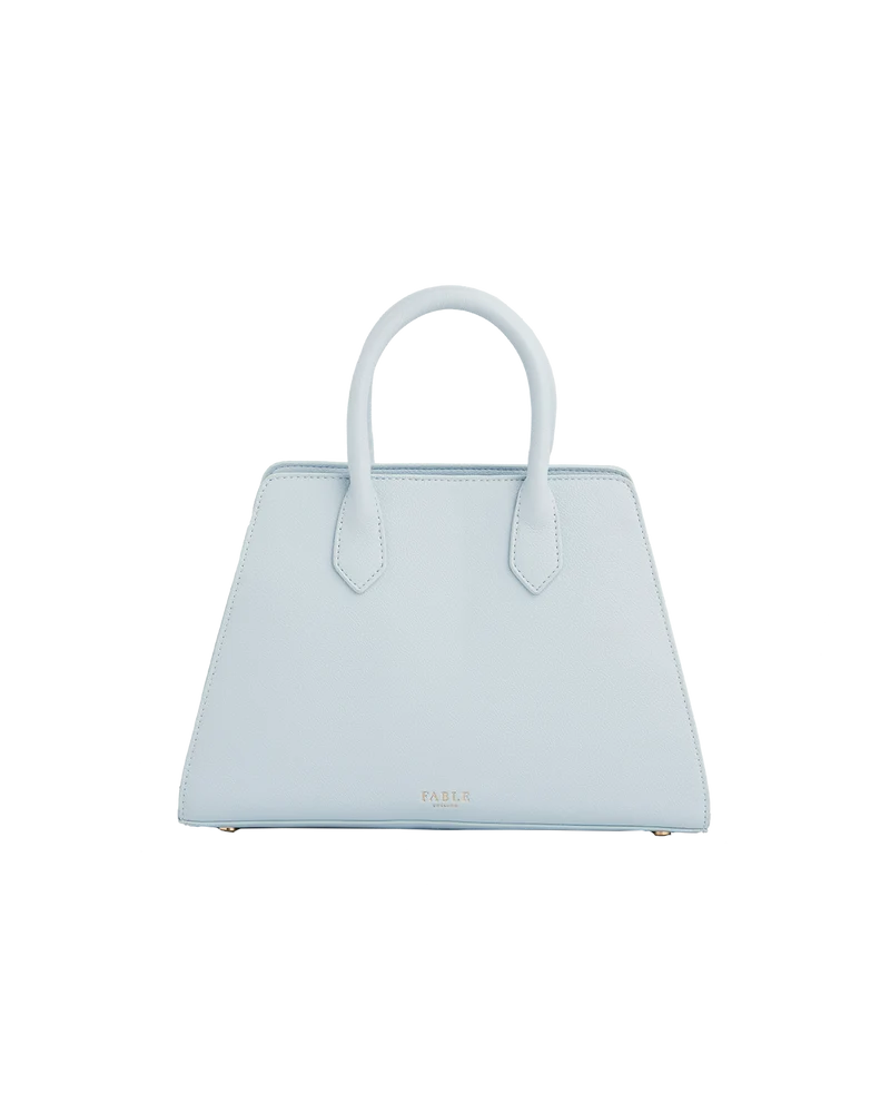 Blue Structured Tote Bag Medium