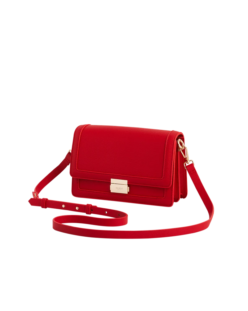 Kate Red Foldover Bag