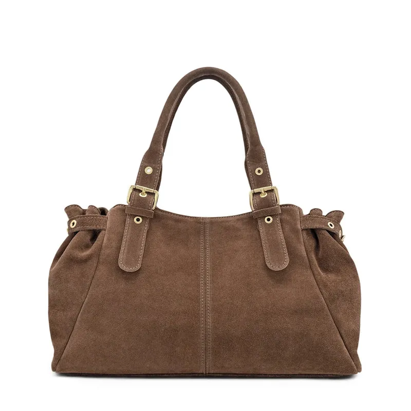 Sac bowling en daim NEW PRINCESS SUEDE XL Moka