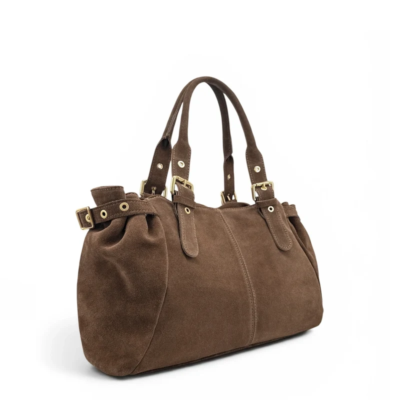Sac bowling en daim NEW PRINCESS SUEDE XL Moka