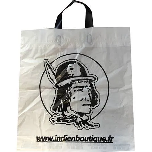 Sac plastique poignées souples standards
