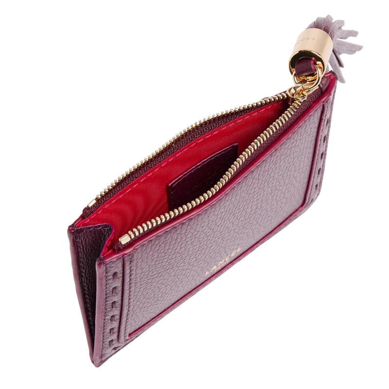 L ZIP CARDHOLDER WITH GUSSET