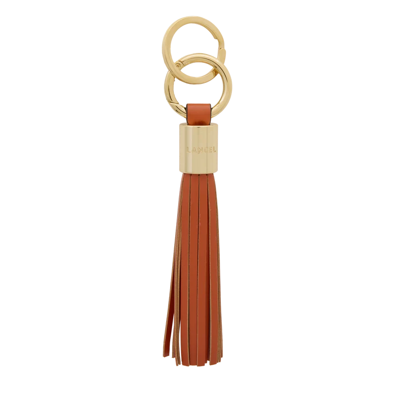 L TASSEL KEYRING