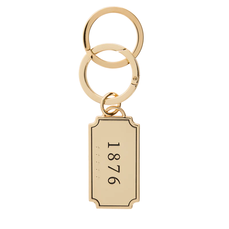 1876 PLAQUE KEYRING