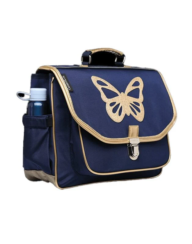 Cartable Moyen Papillon Bleu