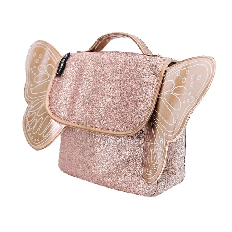 Sac papillon paillettes Cuivre
