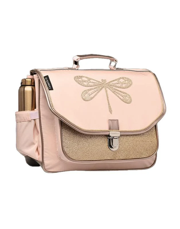 Cartable Moyen Libellule rose