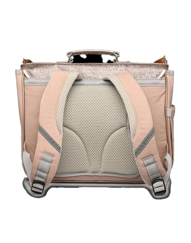 Cartable Moyen Froufrous Paillettes cuivre