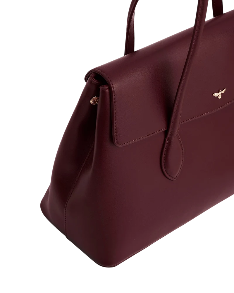 Romilly Shoulder Bag in Burgundy