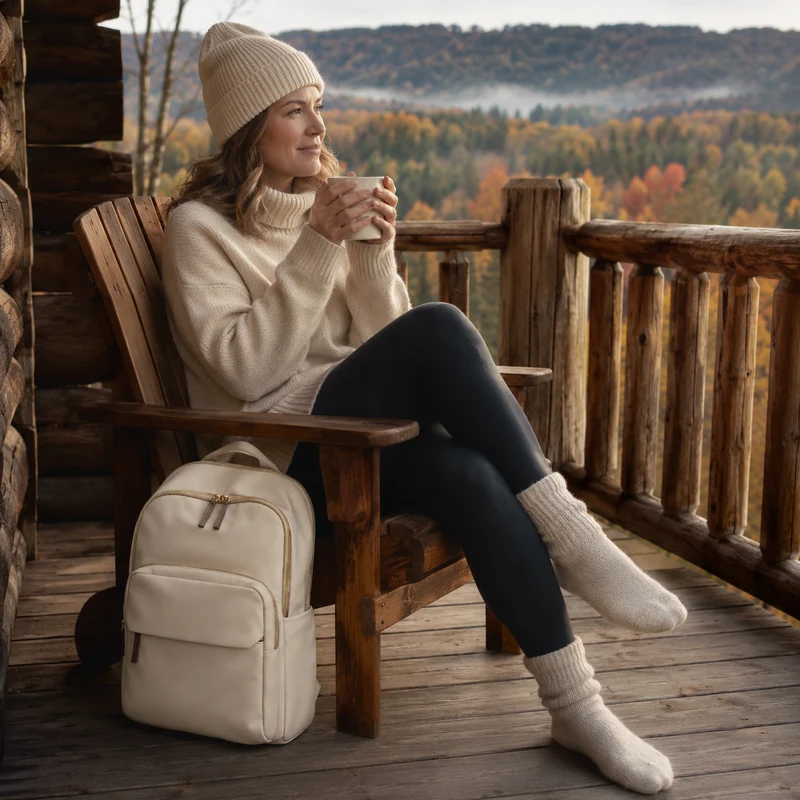 Sac à dos week end femme | Escale urbaine rose