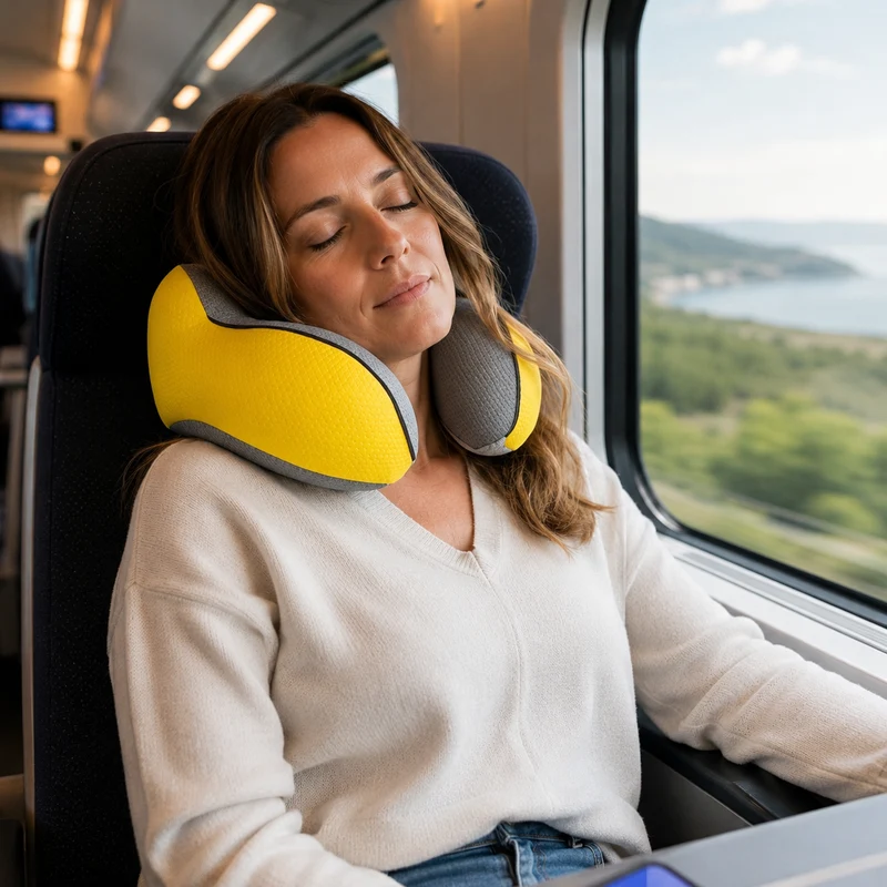 Oreiller gonflable de voyage | Sieste express