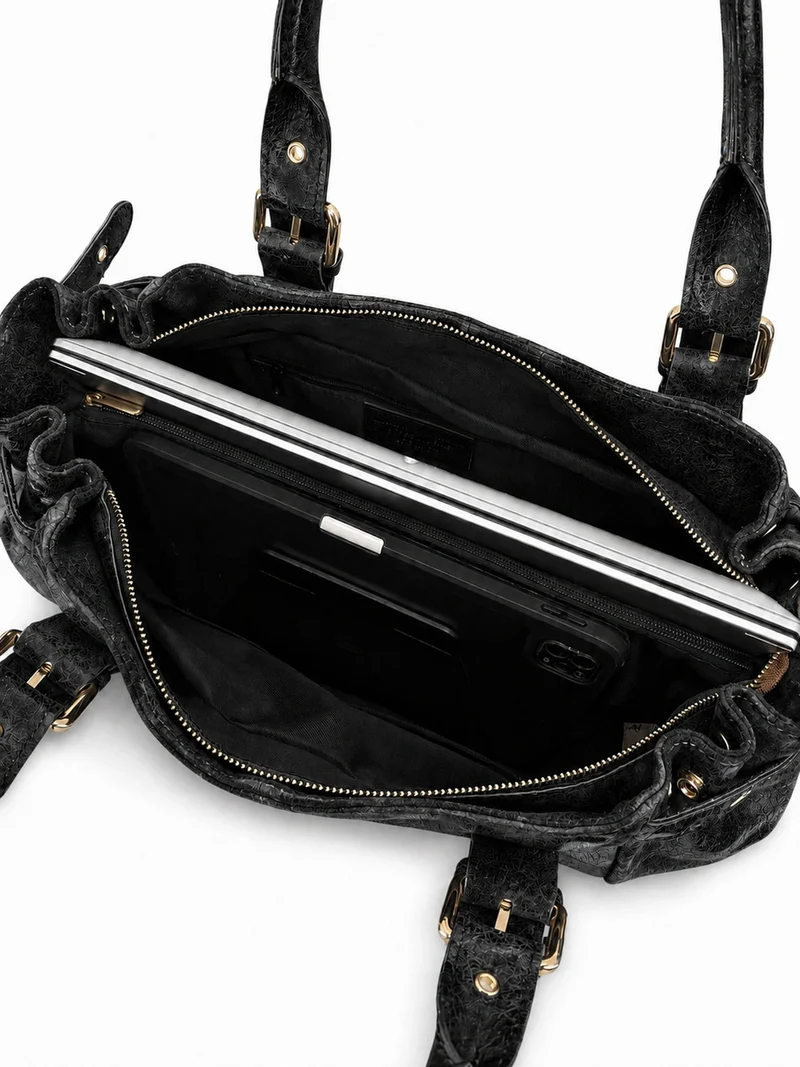 Sac bowling en cuir brossé NEW PRINCESS XL Noir