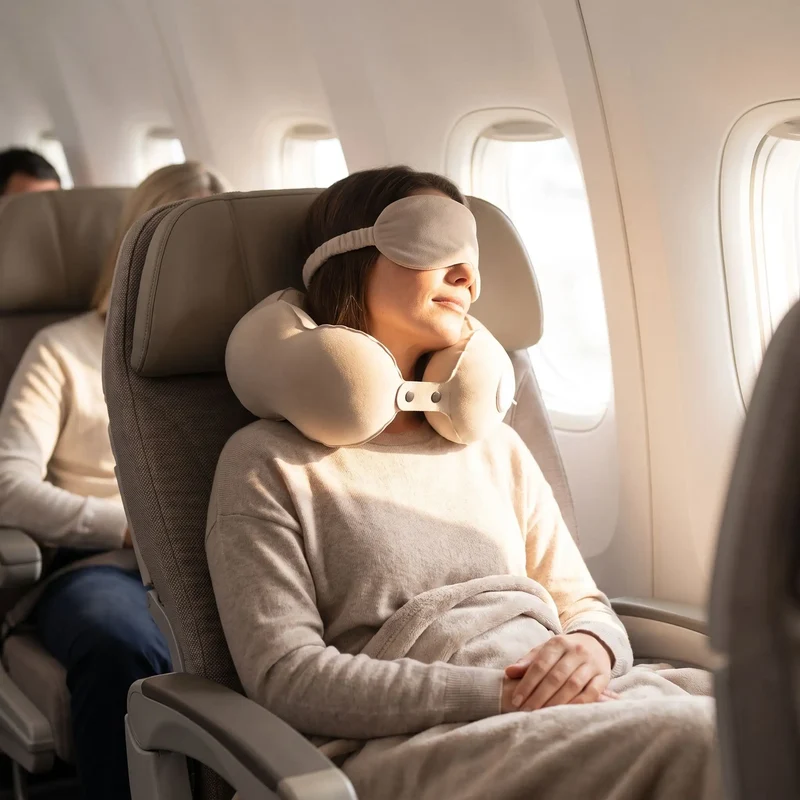 Oreiller gonflable de voyage | Cou Zen Compact