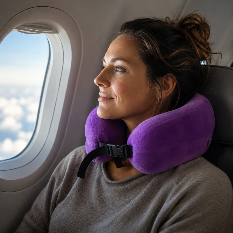 Coussin Voyage | Femme Gain de Place