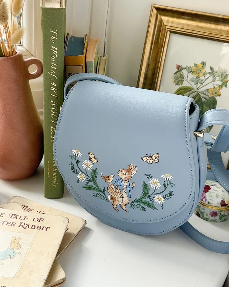 Fable England x Peter Rabbit Blue Saddle Bag
