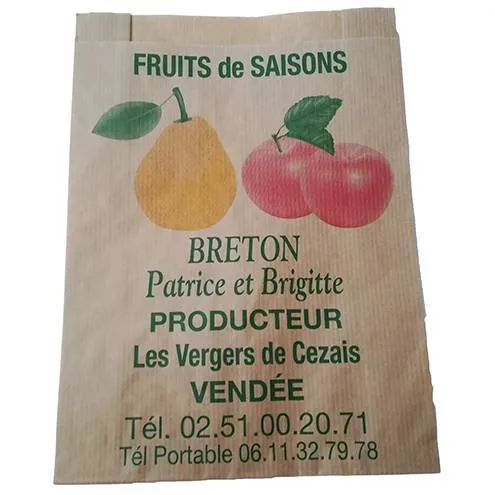 Sachet papier kraft hôtel/spa