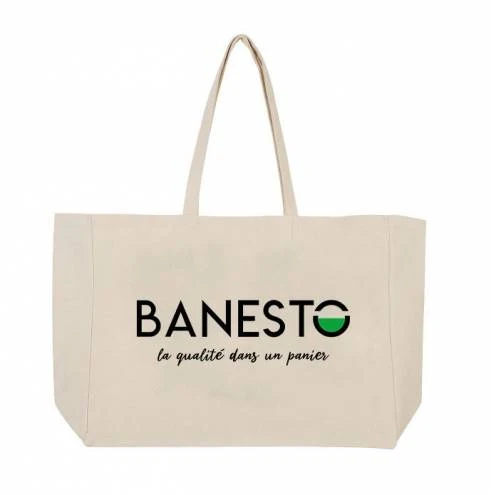 Sac coton avec zip personnalisable