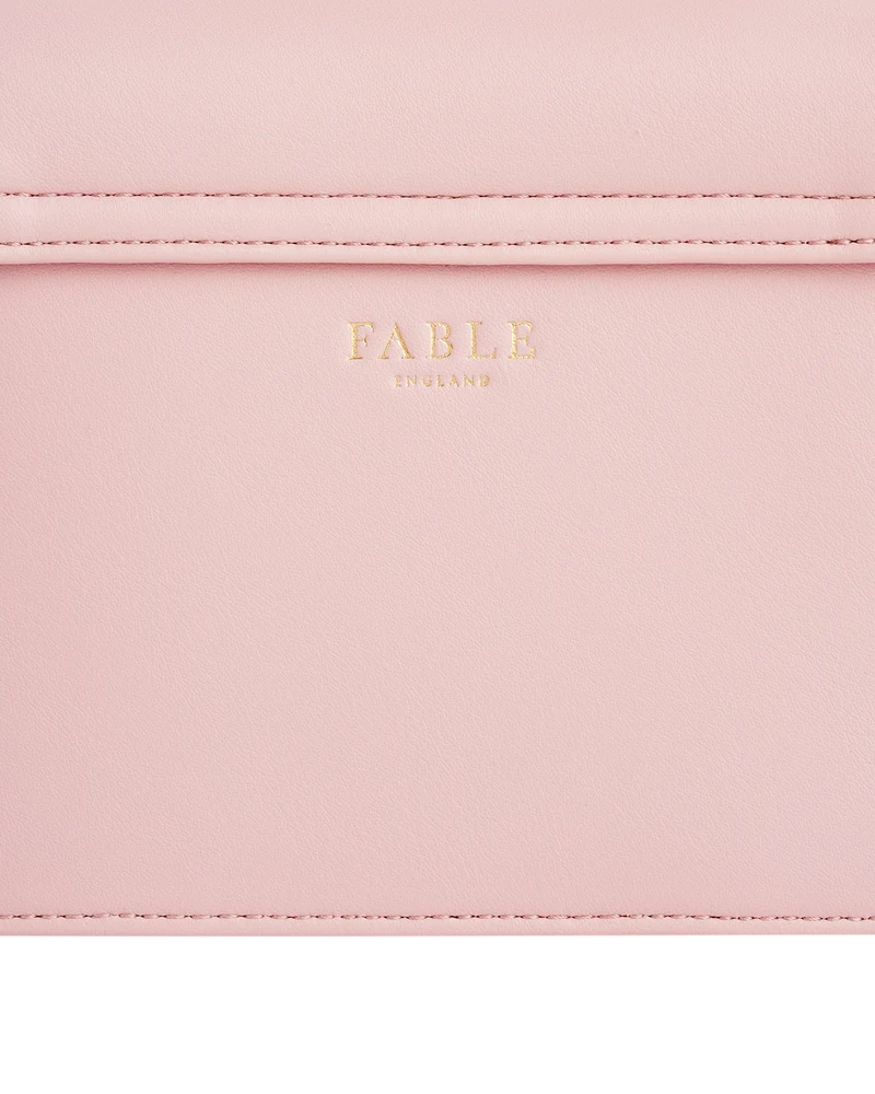 Pink Structured Tote Bag Small