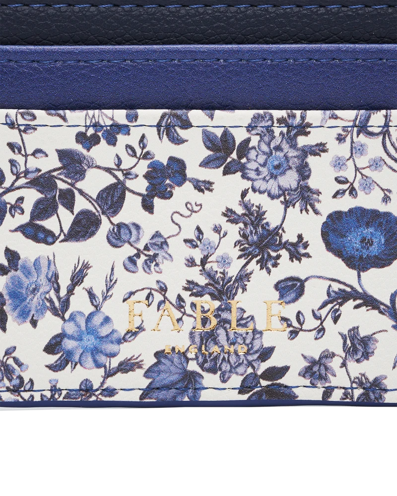 Blue Agnes Ditsy Card Holder