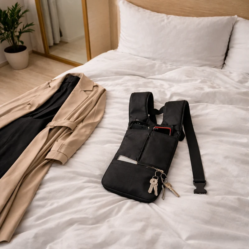 Sac bandoulière | Antivol Invisible et Respirant
