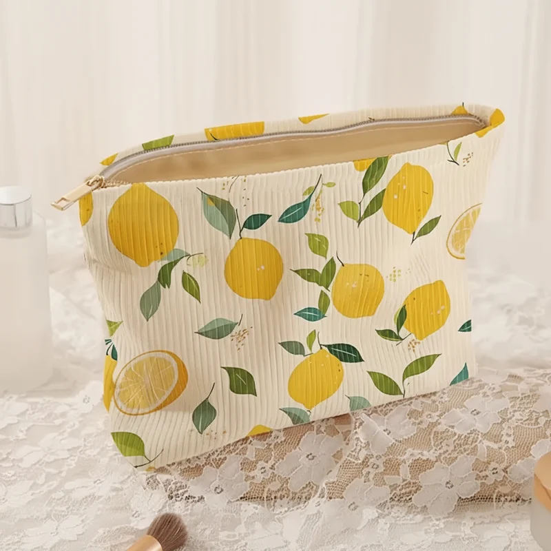 Trousse à maquillage | Velours Fleuri Esprit Zen