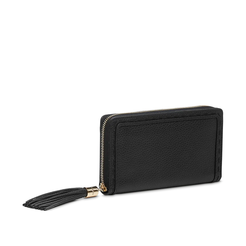 Zipped continental wallet
