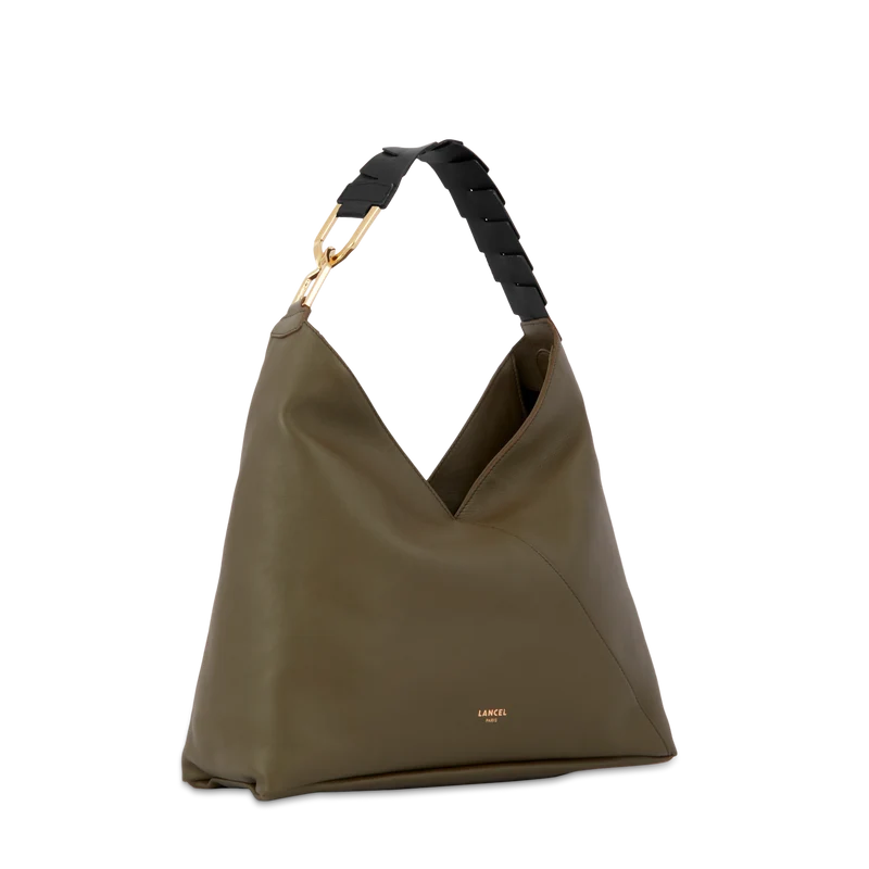 L Zip hobo bag