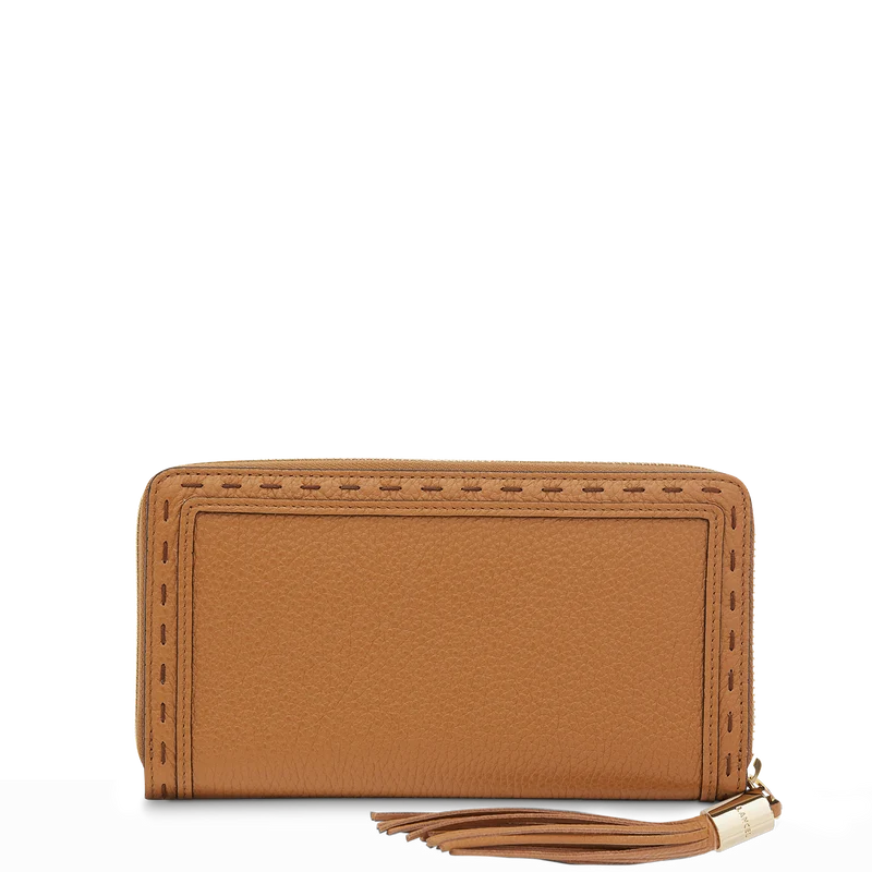 Zipped continental wallet