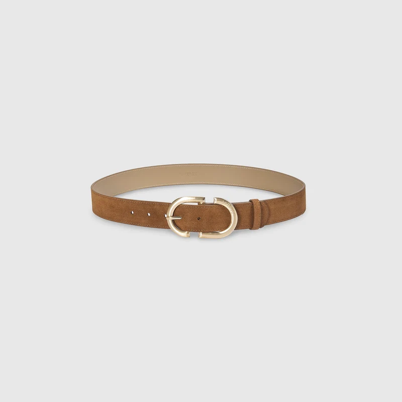 Ceinture à boucle - Beige